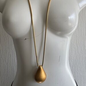 Vintage Monet Teardrop Pendant Necklace